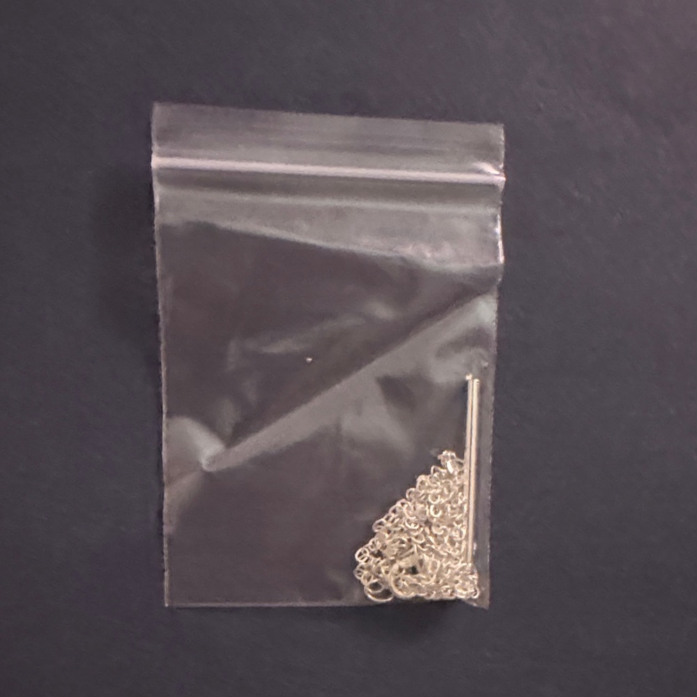 Silver-Toned Chain Necklace